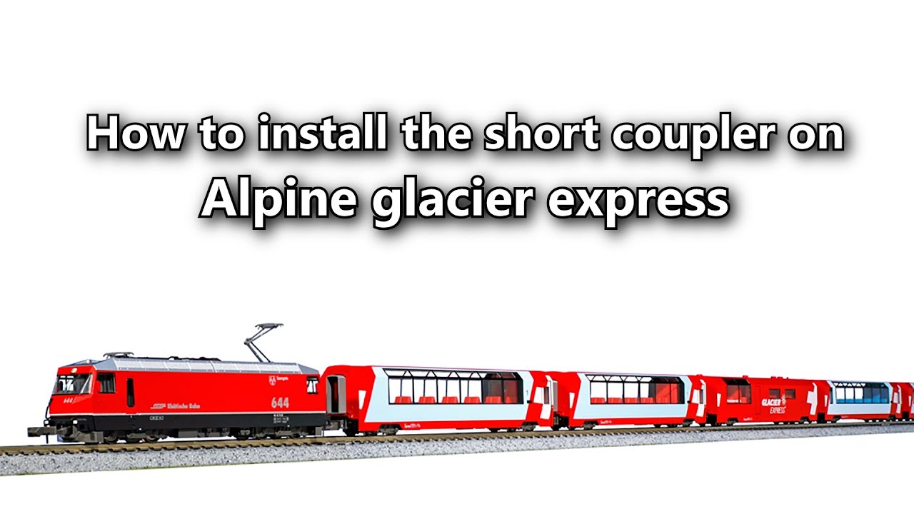 How to install the short coupler on Alpine glacier express