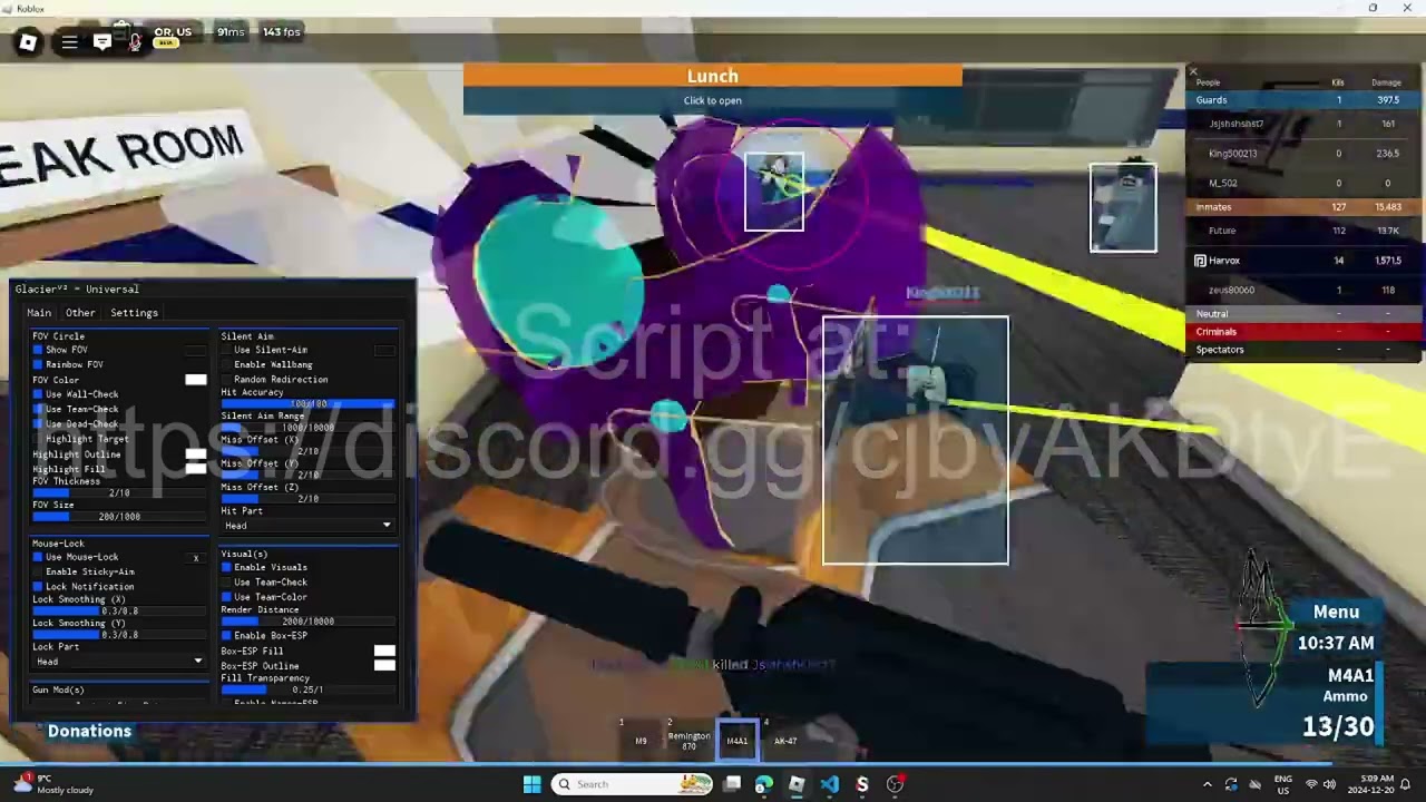 UNIVERSAL 3RD PERSON AIMBOT SCRIPT! (WORKS ON SOLARA)