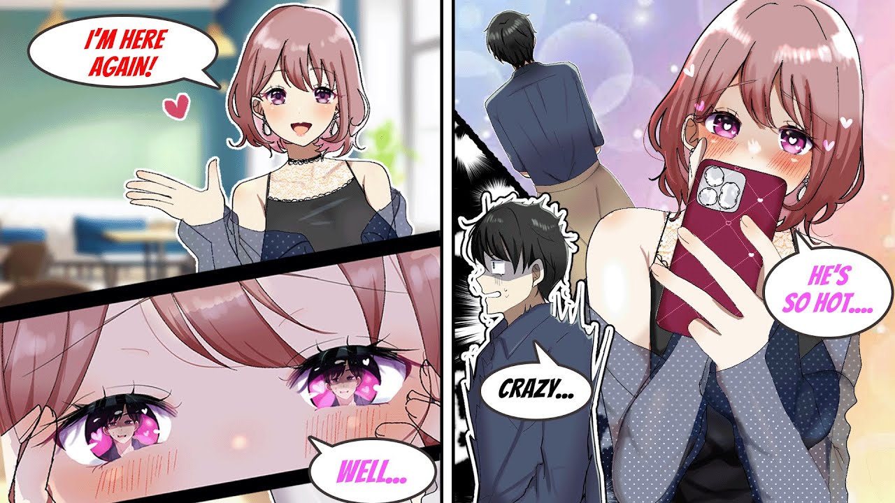 A beautiful girl who comes to my part-time hob seems to be a stalker of me...［Manga dub］