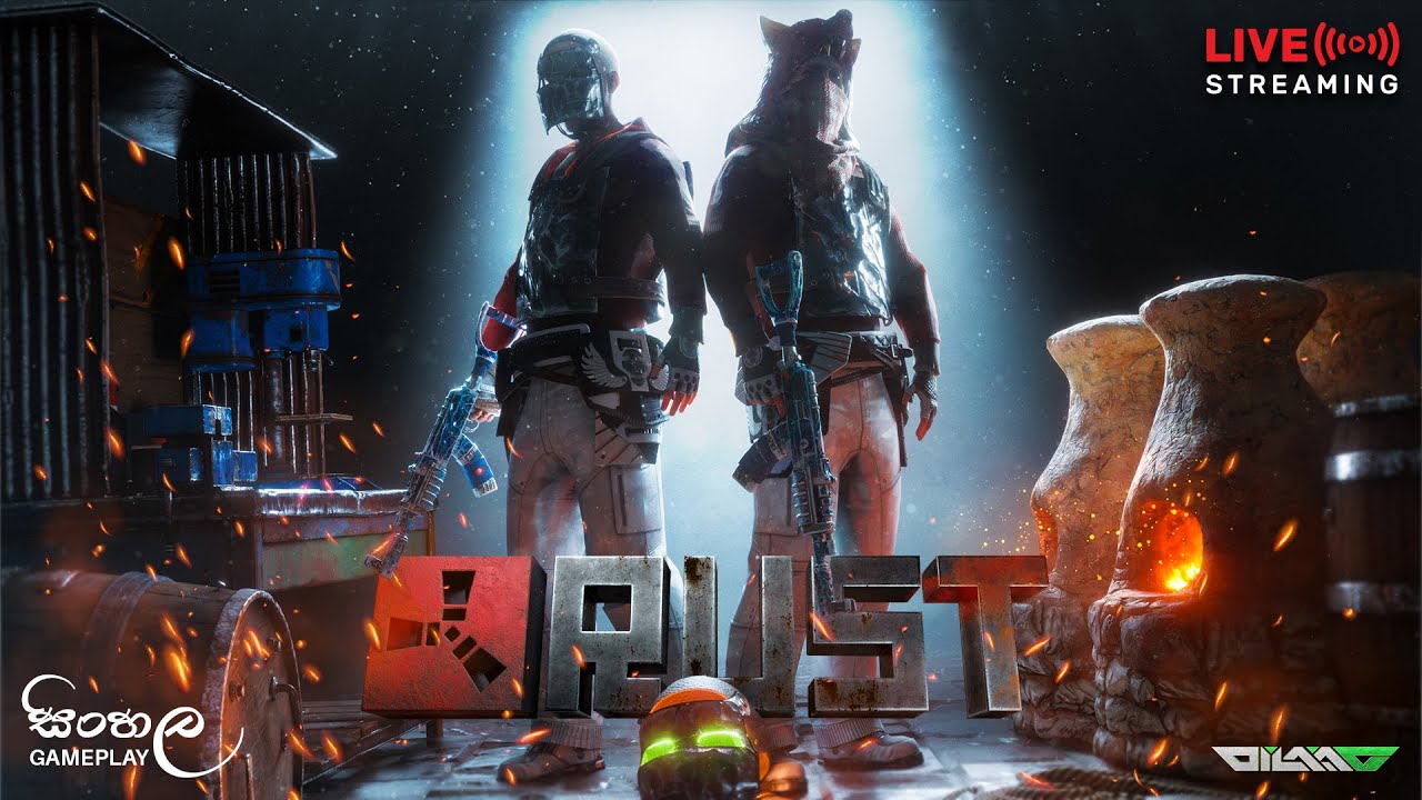 🔴 LIVE: Trying Not To Die - DAY 2 | Rust Sinhala Live | Dilaa G #rust