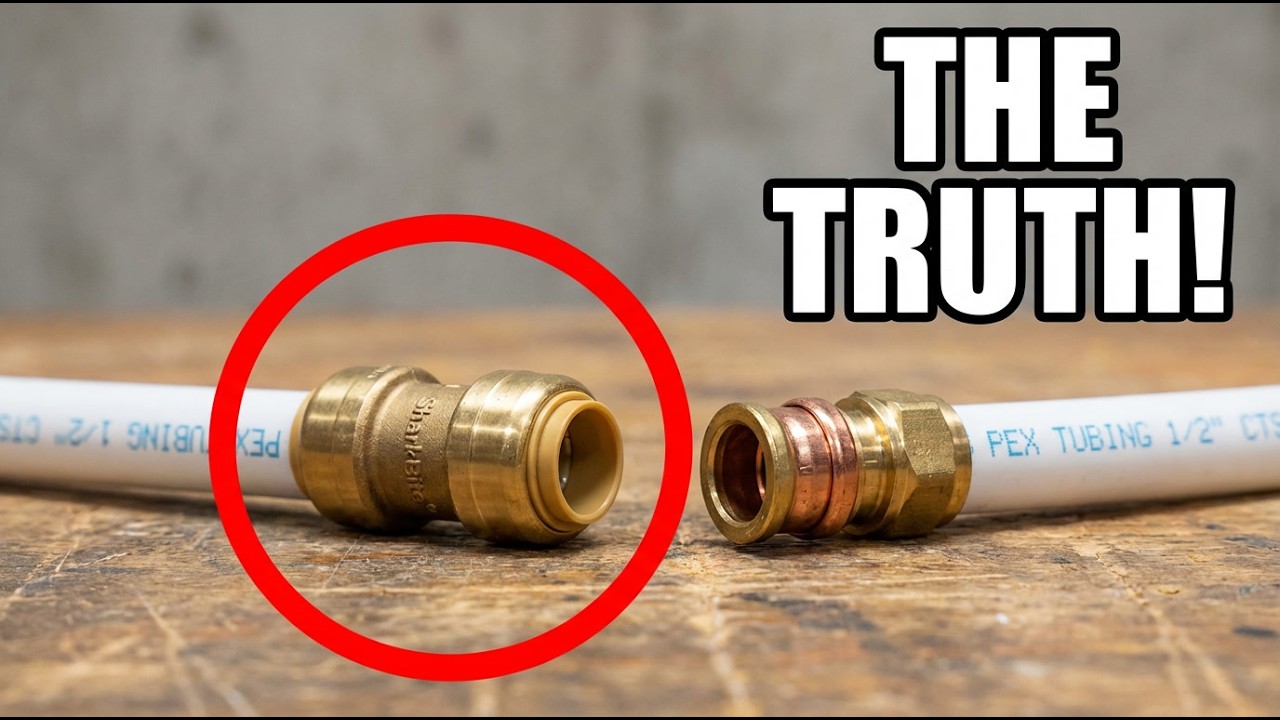 SharkBite vs Crimp PEX Fittings - The TRUTH About Which Lasts!