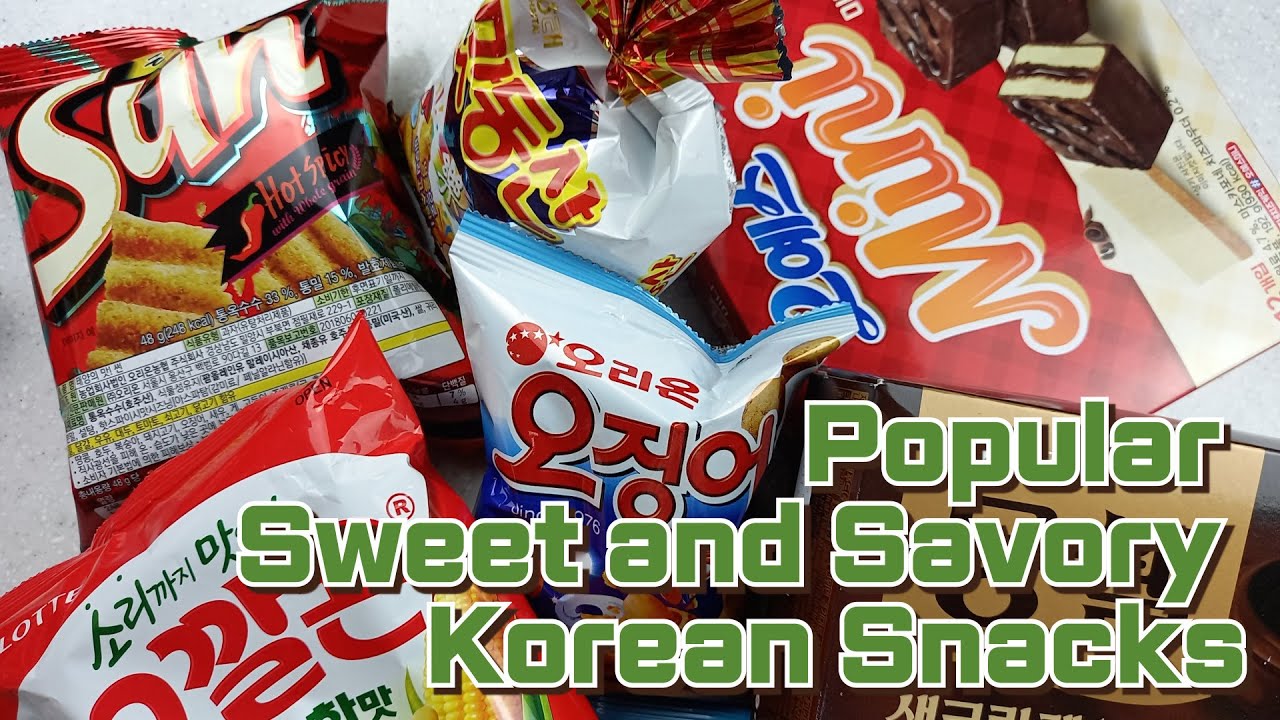Popular Sweet and Savory Korean Snacks You Can Buy From the Store