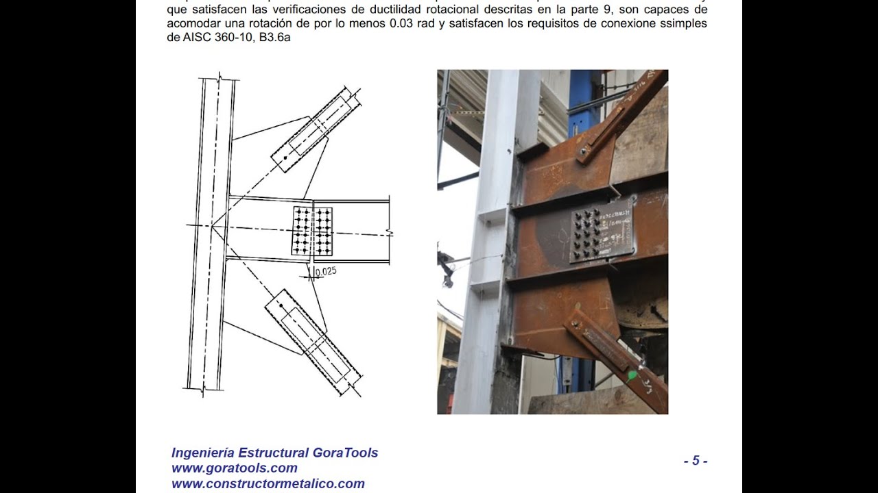 Articulaciones o empotramientos en vigas y columnas de pórticos con arriostramientos concéntricos ?