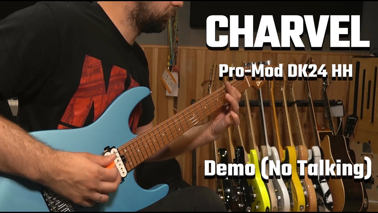 Charvel Pro Mod DK24 HH 2PT CM MBF ||| Demo (No Talking)