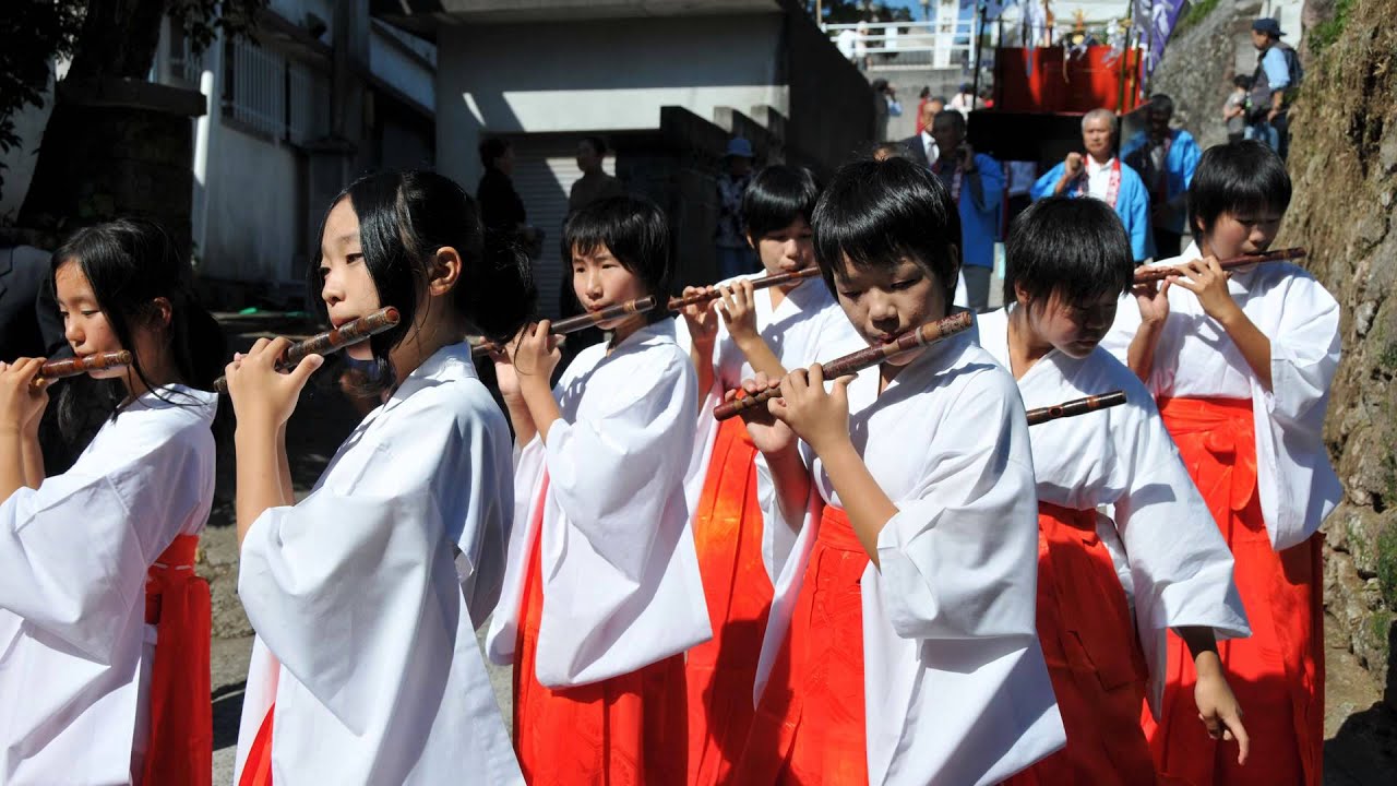 南さつま市坊津町の伝統行事～坊ほぜどん(十二冠女)写真集