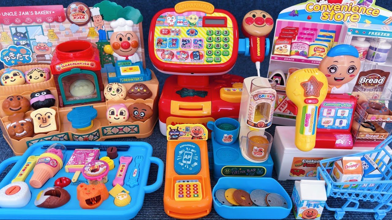 14 Minutes Satisfying with Unboxing Anpanman Kitchen Cooking Playset  ASMR I Review Toys