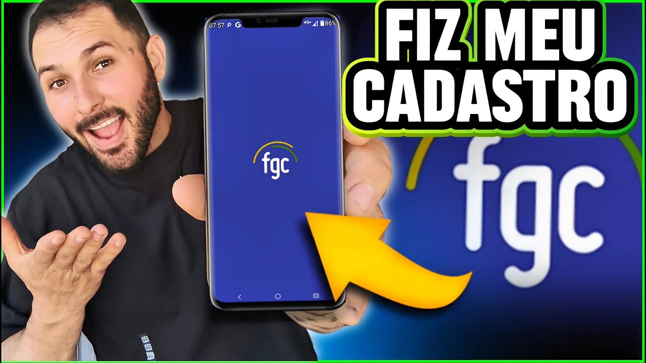 Como ABRIR UMA CONTA NO APP FGC (Venha fazer um cadastro junto comigo)