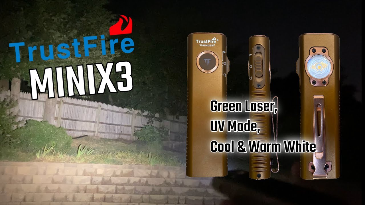 TrustFire MINIX3 - Four Functions! Flat EDC Flashlight #trustfire @trustfireflashlight