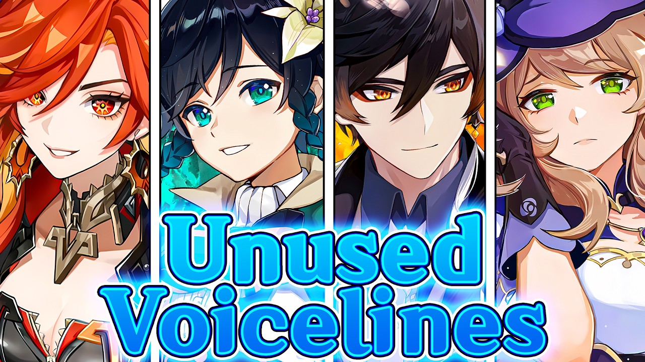 UNUSED Voice lines From the Genshin Impact BETA TEST! (5+ Years Old) | ft. Venti, Zhongli, Lisa |