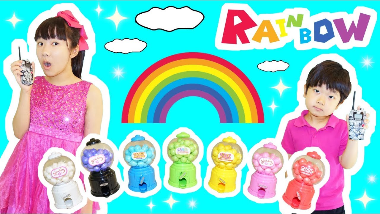 ★トランシーバーで「レインボーガムボール」探しの旅！★Rainbow gum ball★
