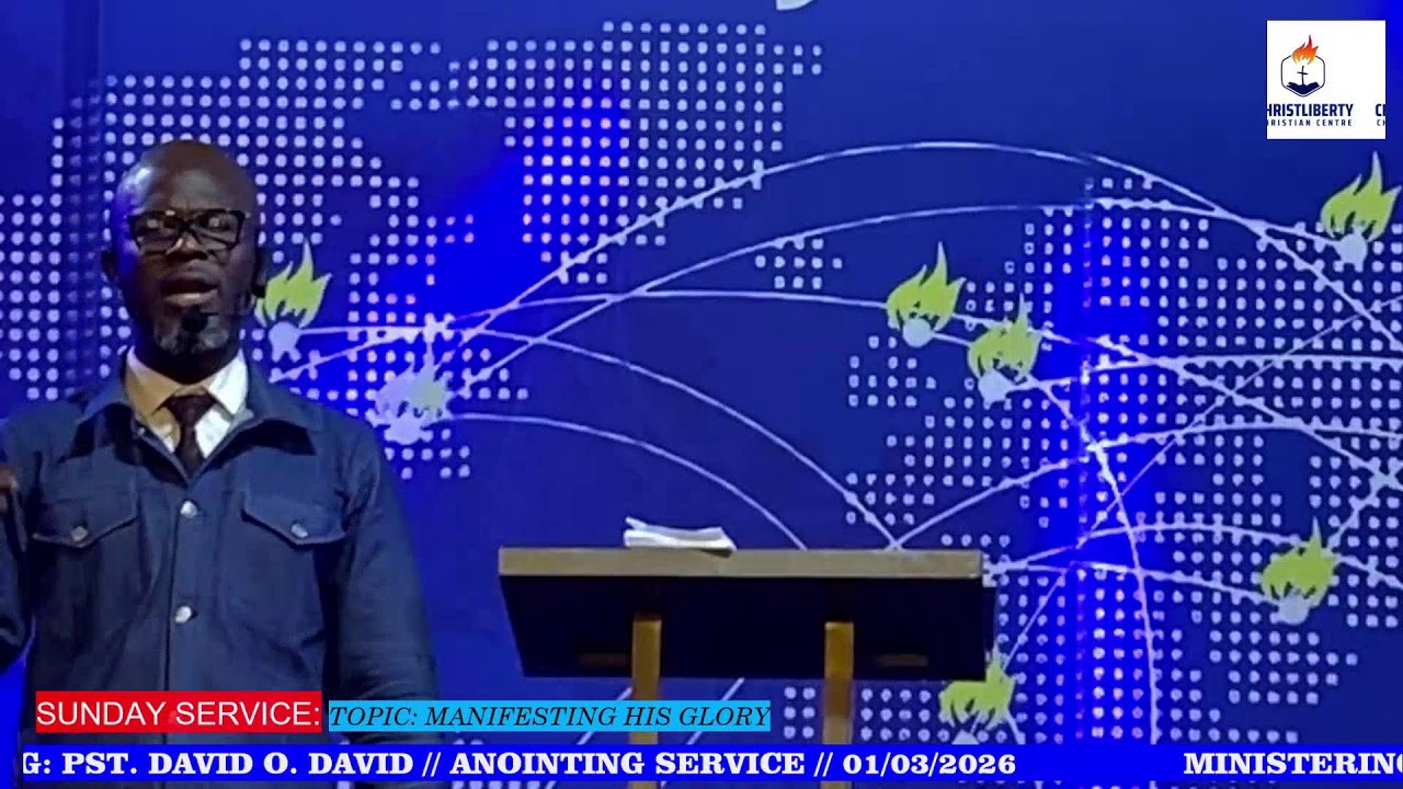 SUNDAY ANOINTING SERVICE || MINISTERING; PST. DAVID O. DAVID || 01/03/2026