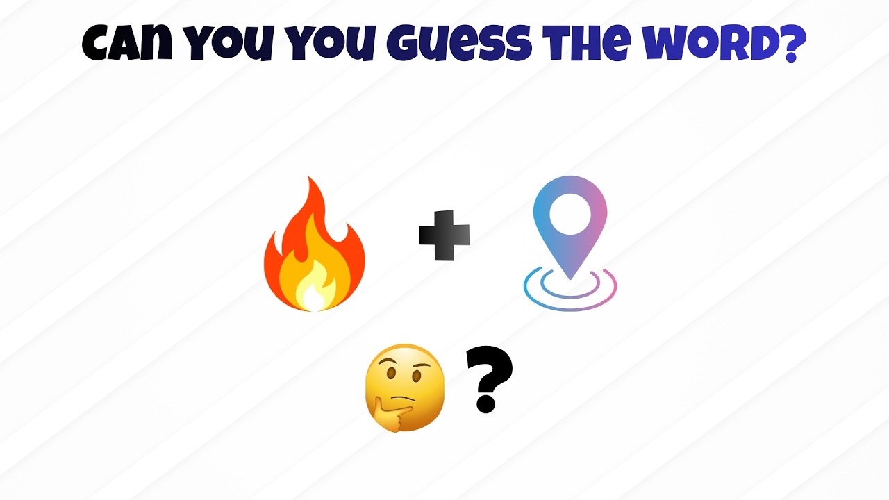 🤔 Emoji Quiz for Kids | Guess the Word with 2 Emojis 🧠🎉| Part 2