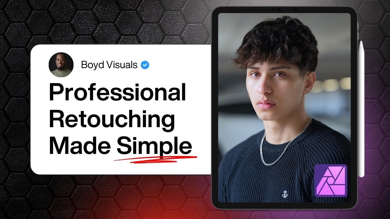 From Raw to Wow: Editing Professional Portraits on iPad Pro with Affinity Photo 2!