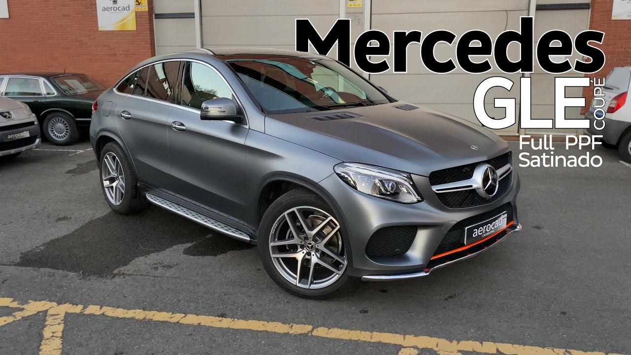 Protección completa de Mercedes GLE Coupe con PPF satinado