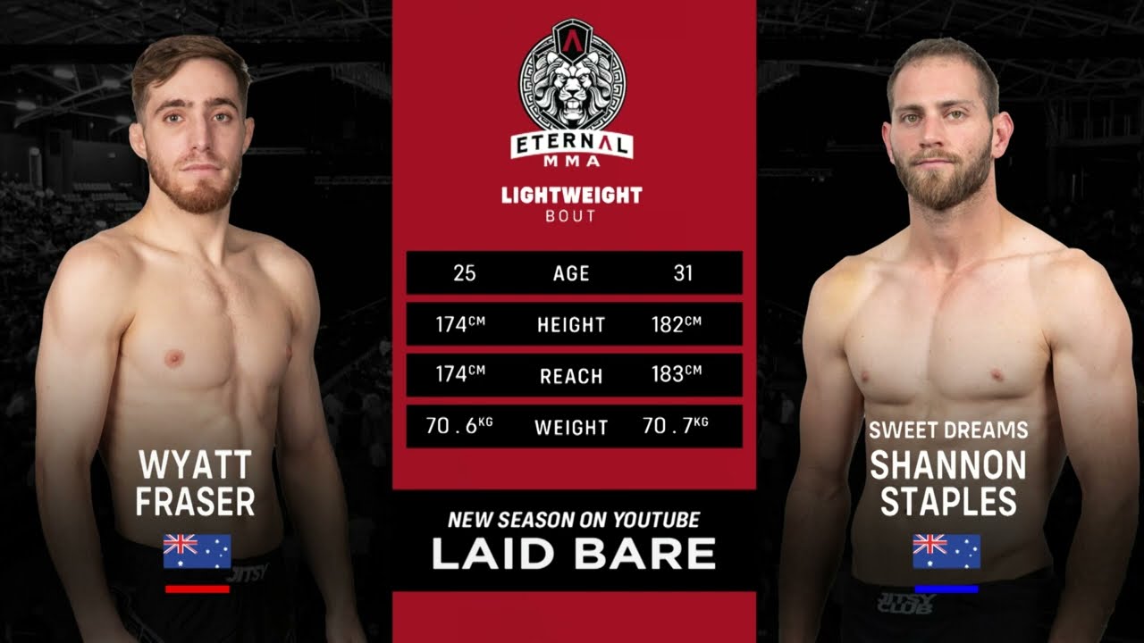 Eternal MMA 87: Wyatt Fraser VS Shannon Staples