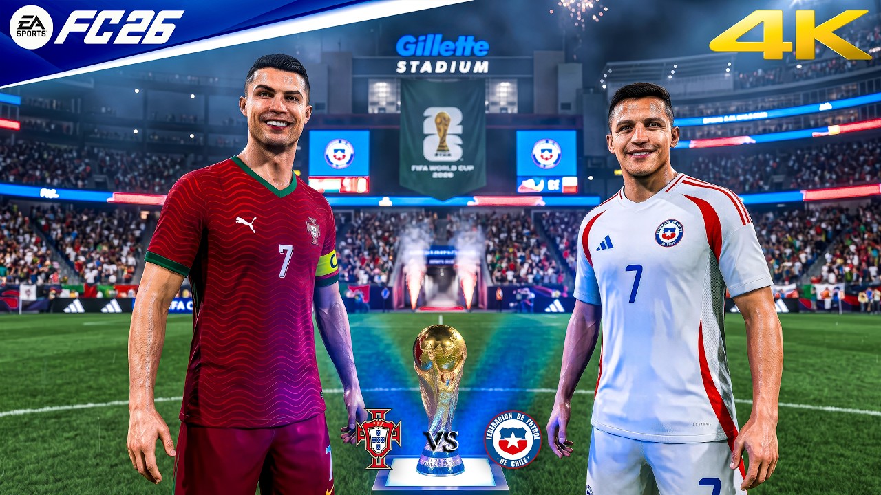 FC 26 &mdash; Португалия против Чили &mdash; Чемпионат мира по футболу FIFA 2026, полный матч | Геймплей на П...