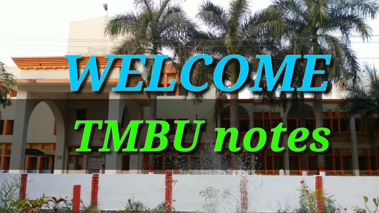 Important notices by #tmbu notes for #part 1 examination 2020