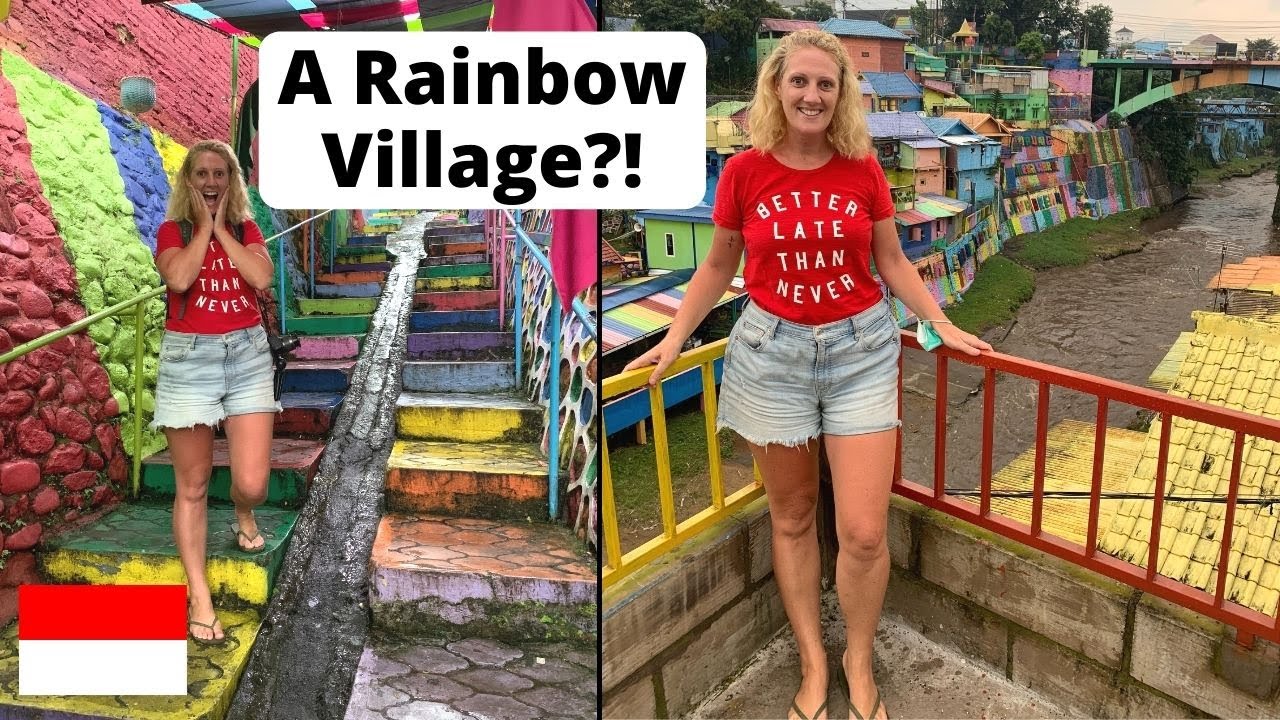 Indonesia's INCREDIBLE RAINBOW VILLAGE [Malang, East Java]