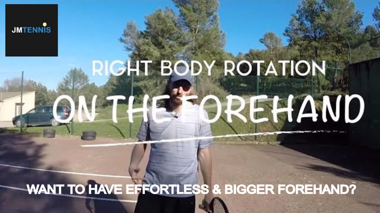 Tennis Forehand - Right Body Rotation (JM Tennis Tips #2)