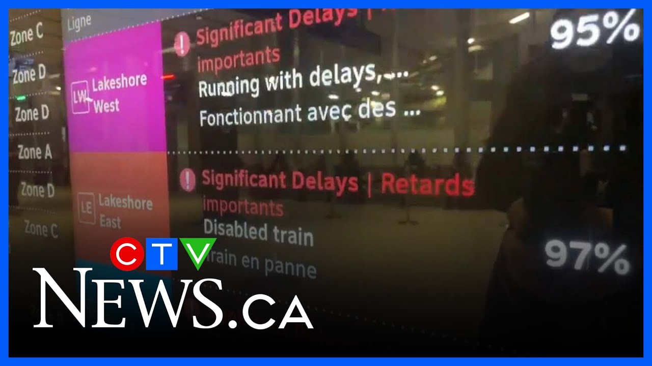 GO Train derailment causes significant delays at Union Station