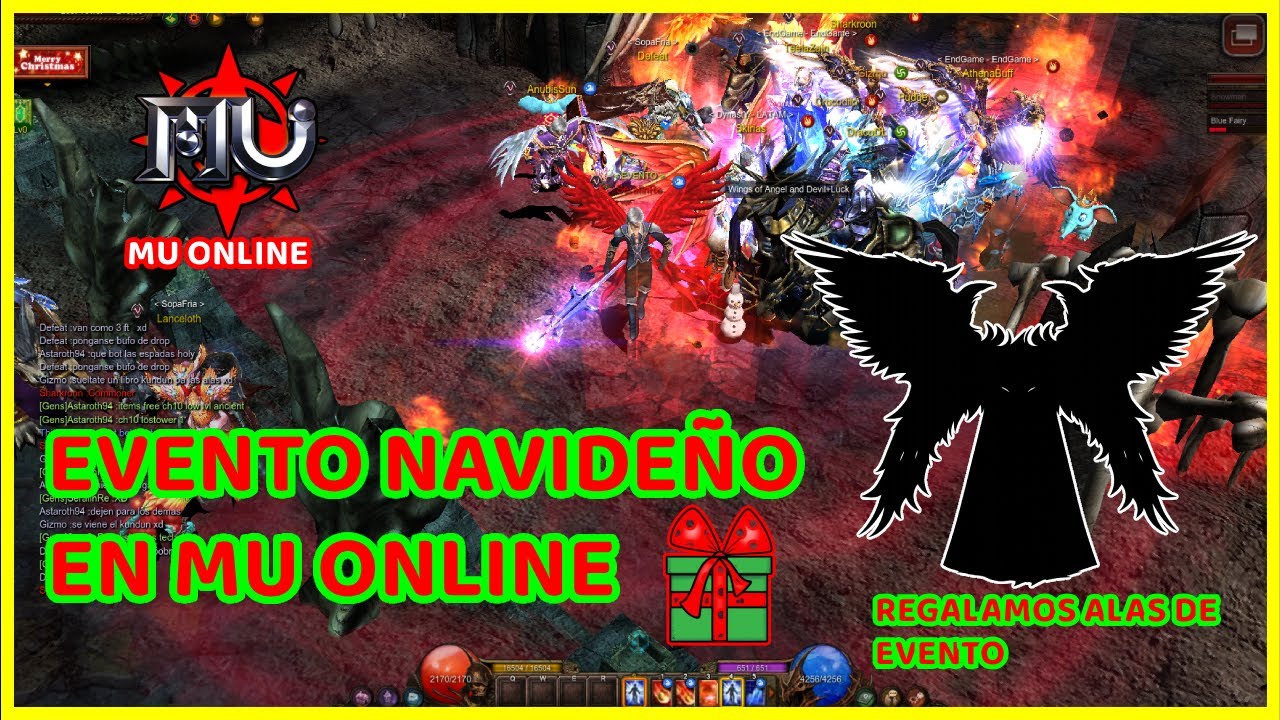 Hice un EVENTO DE NAVIDAD PARA TODOS en MU Online