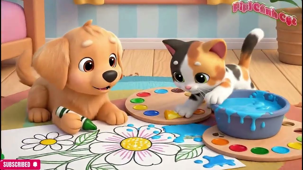 Cún Con Làm Họa Sĩ  - Bài Hát Thiếu Nhi