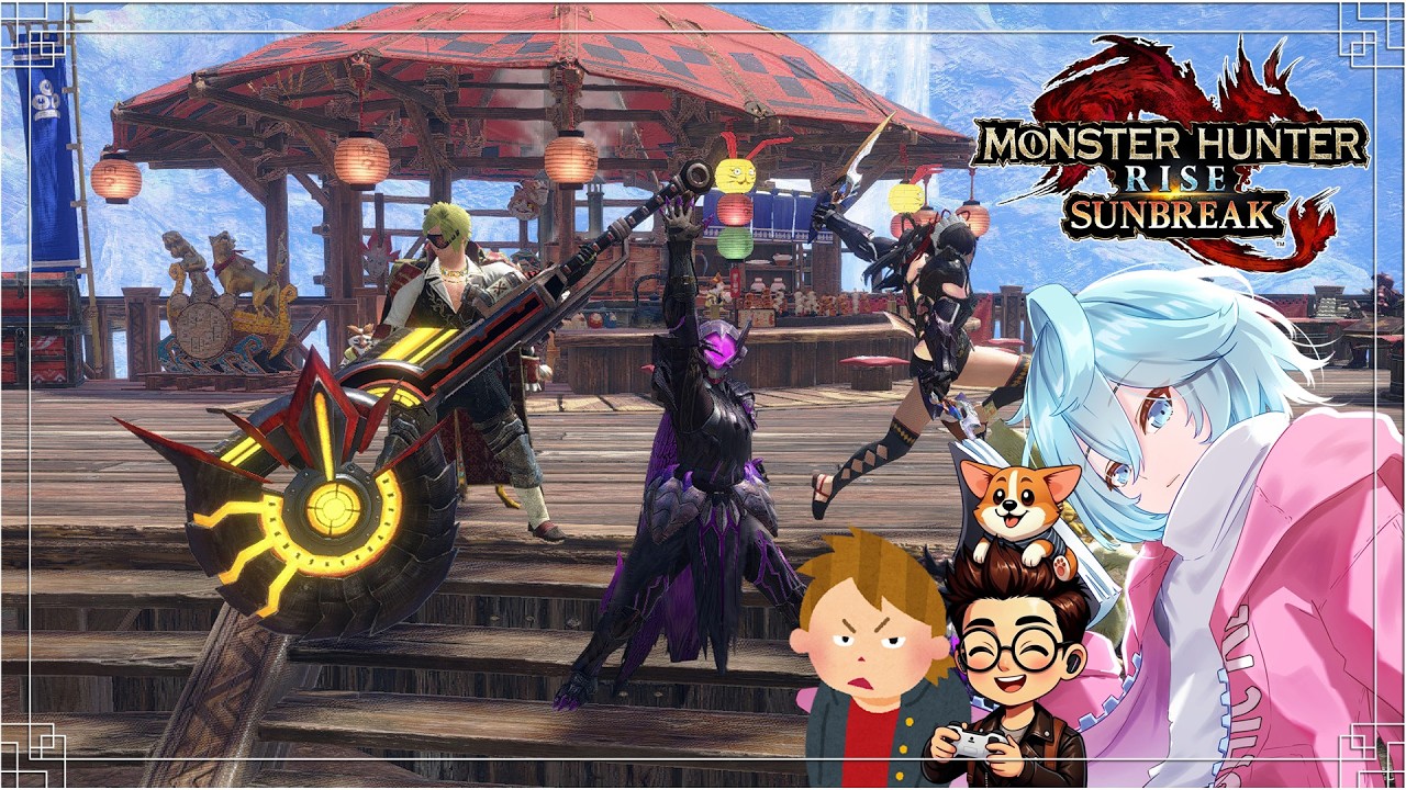 【Monster Hunter Rise】Hunting akhir pekan lagi dan lagi【Ren Akasha】