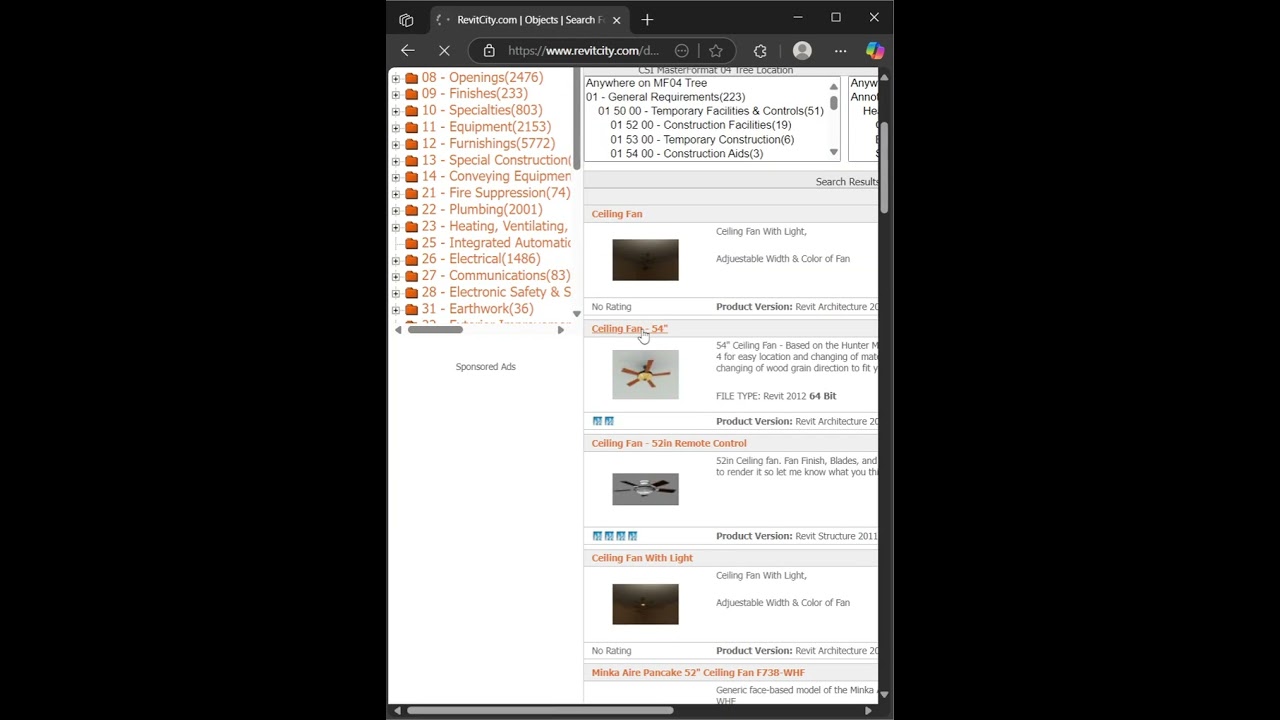 Download Revit files from RevitCity.com