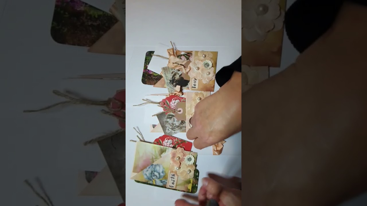 Faith. Hope and Love book page pockets @CathysGardenllc