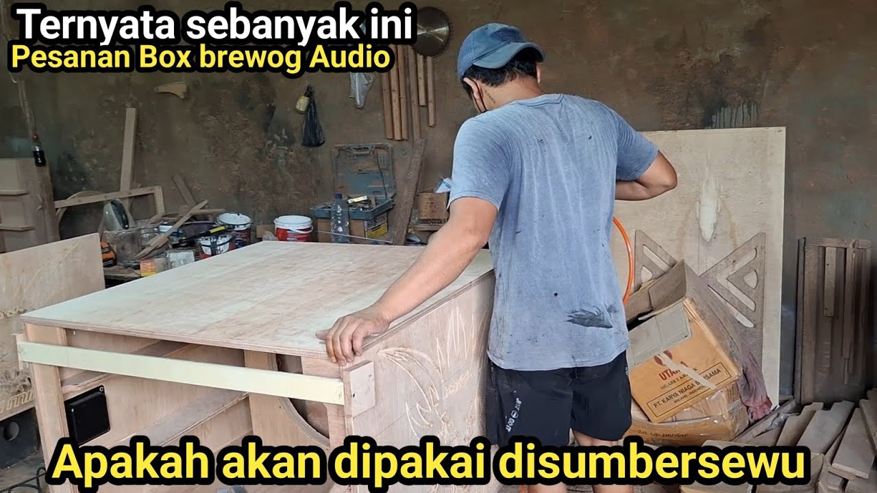 UNTUK TOTALNYA PESANAN BOX BREWOG AUDIO TERNYATA SEGINI‼️FULL DRAGMINI MENYALA