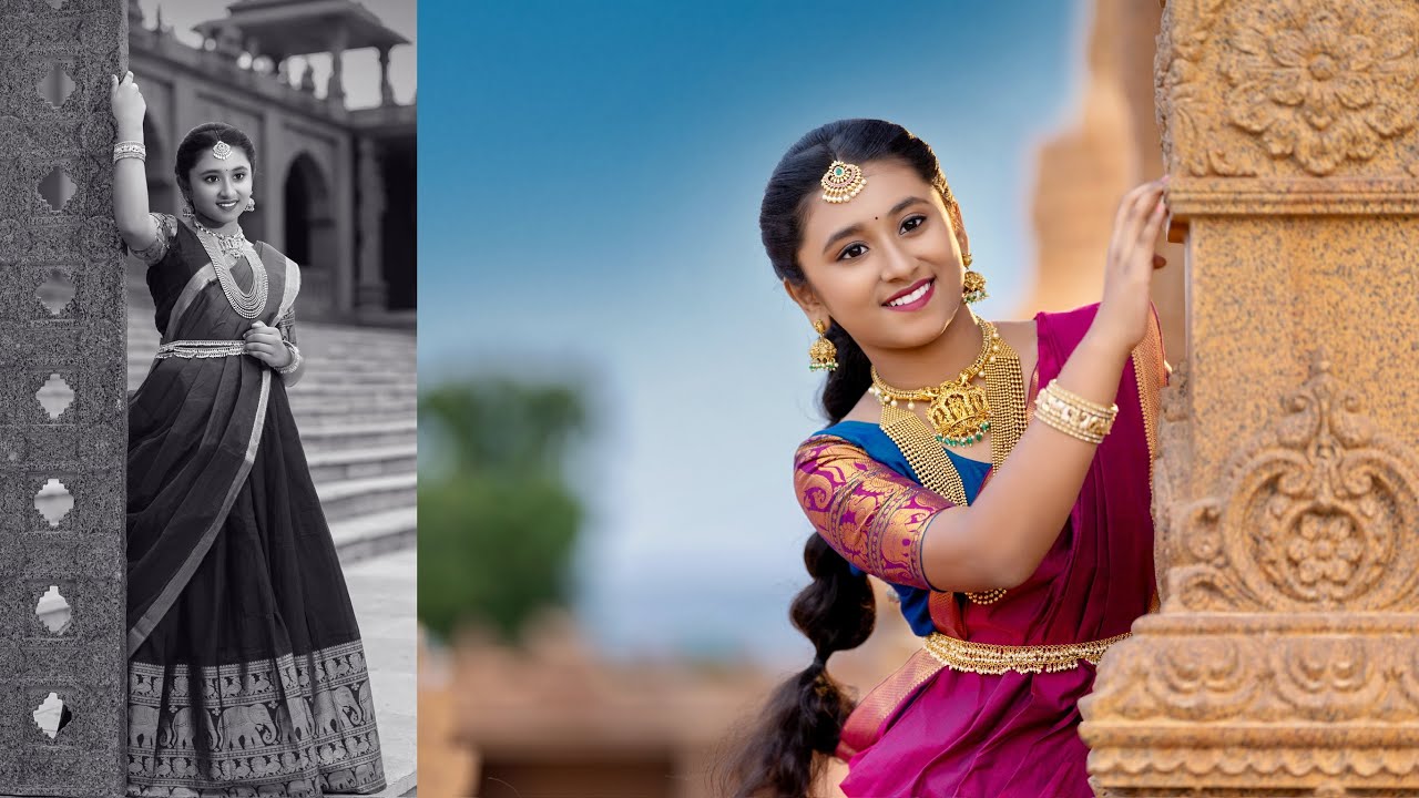 Hemanvi's Pre halfsaree Song Shoot || Leaf The studio#jilibilipalukulasong