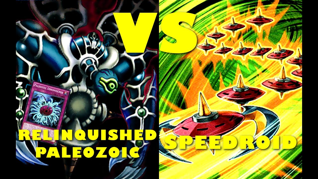 Real Life Yugioh - RELINQUISHED PALEOZOIC vs SPEEDROID | November 2016 Scrub League