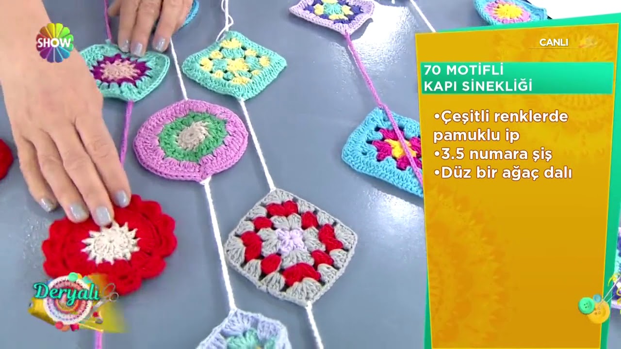 70 motifli kapı sinekliği!