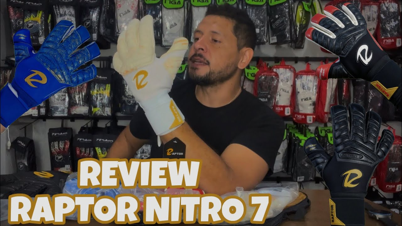 Review Luva de Goleiro Raptor Nitro 7 - FALEI TODA A VERDADE SOBRE A LUVA 