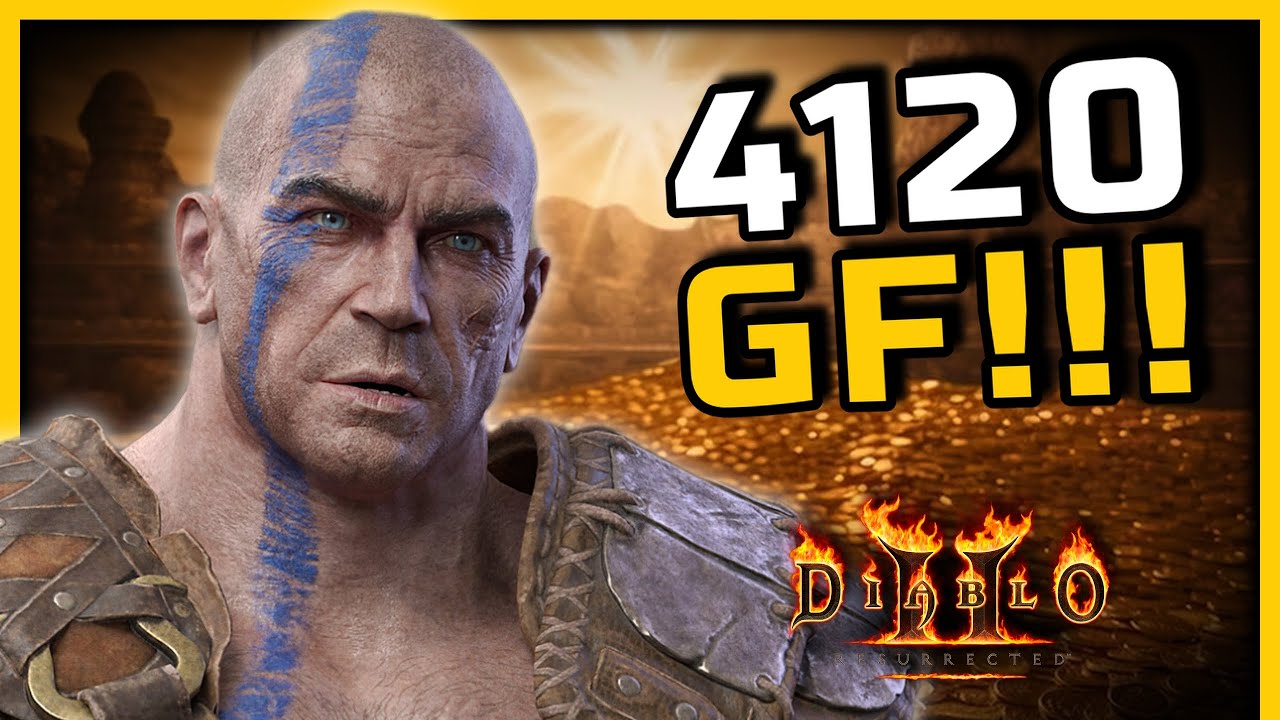 Это наиболее вероятная золотая находка, 4120 GF Варвар - Diablo 2 Resurrected