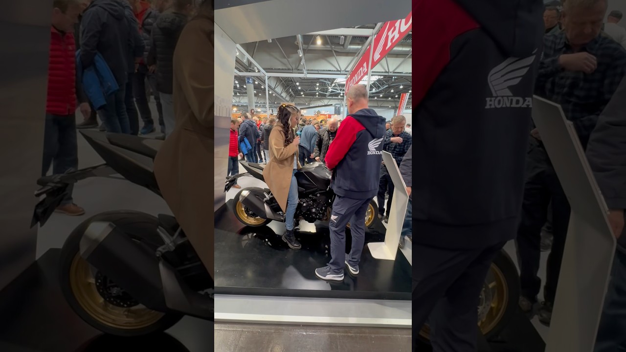 Motorrad Messe in Leipzig 🏍️💨 #shorts
