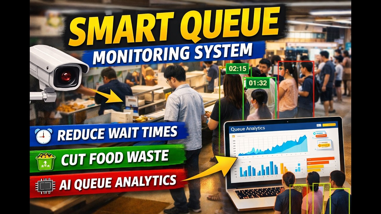 Smart Queue Monitoring | AI-Powered System to Reduce Wait Times and Food Waste