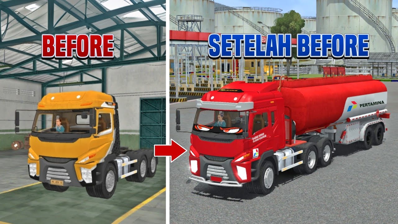 Aku MODIF Truck MANDALAGIRI JADI Truck PERTAMINA di TRUCKSID!!