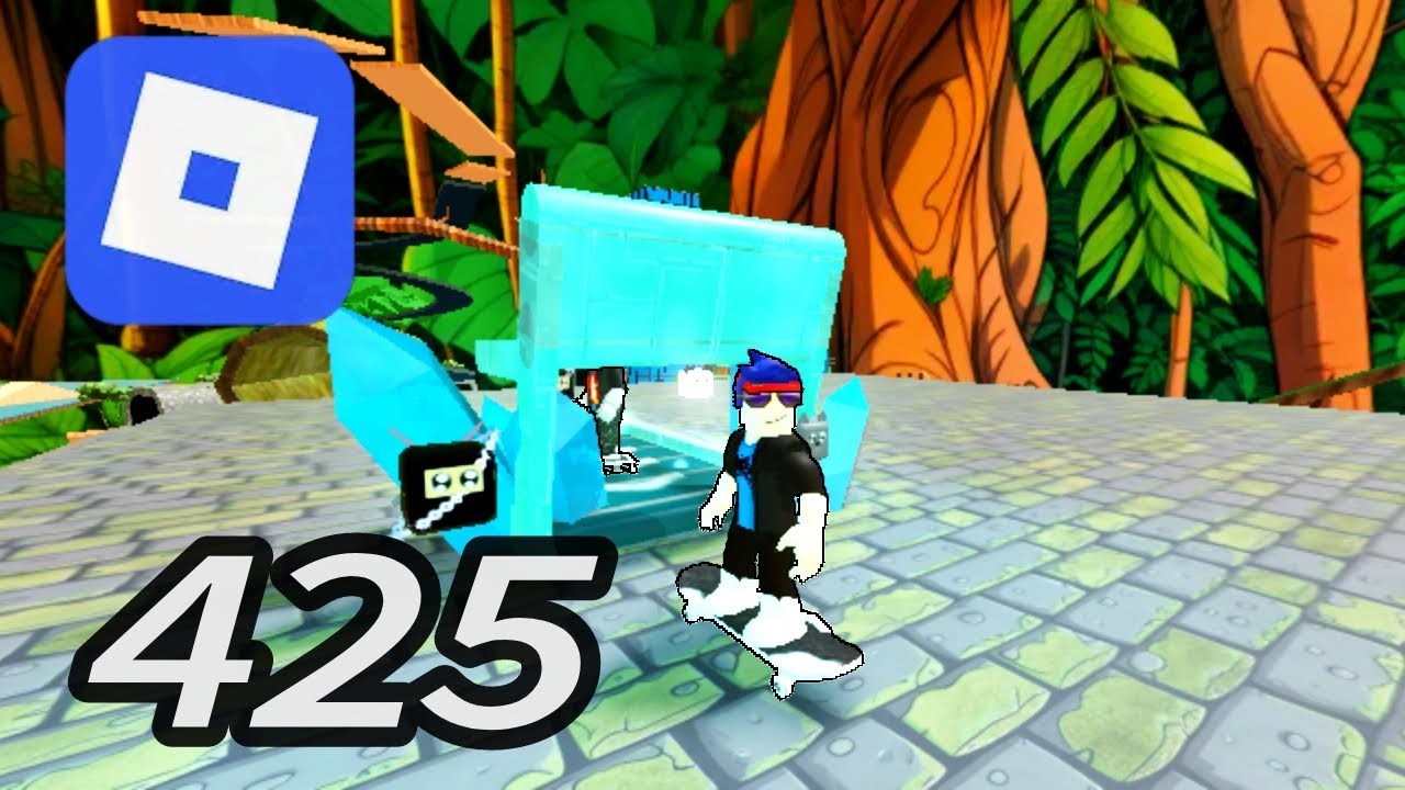 Escape the tsunami on skateboard || gameplay walkthrough - roblox part 425 (android)