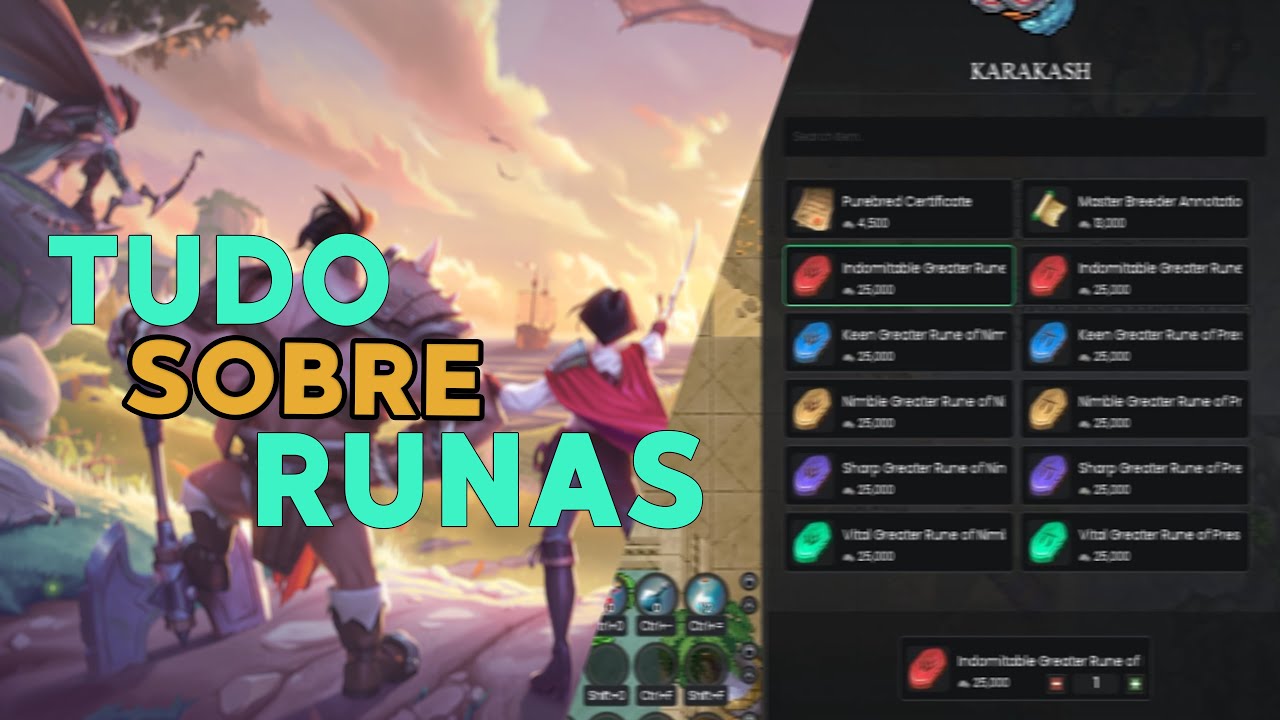 [Guia Completo] Runas para ficar mais forte no RavenQuest &ndash; Dicas e Builds