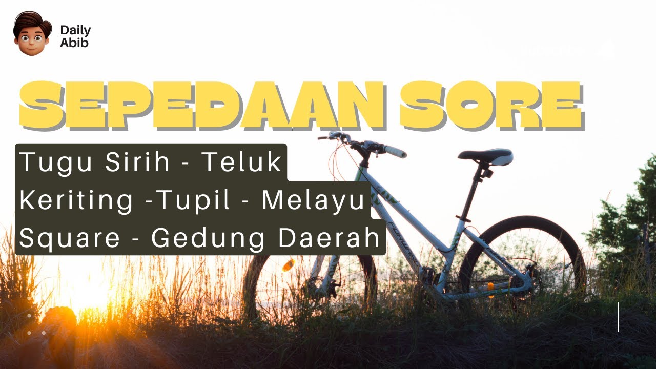 Sepedaan!! Reklamasi Tanjungpinang Ga Mau Kalah Sama Jakarta