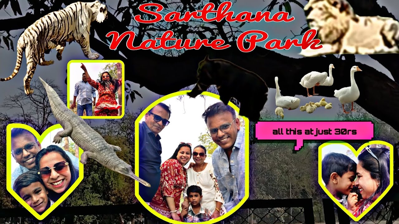 Surat Zoo Visit 🐯 | Full Family Day Out at Sarthana Nature Park | All this at just 30rs |#yt #zoo 
