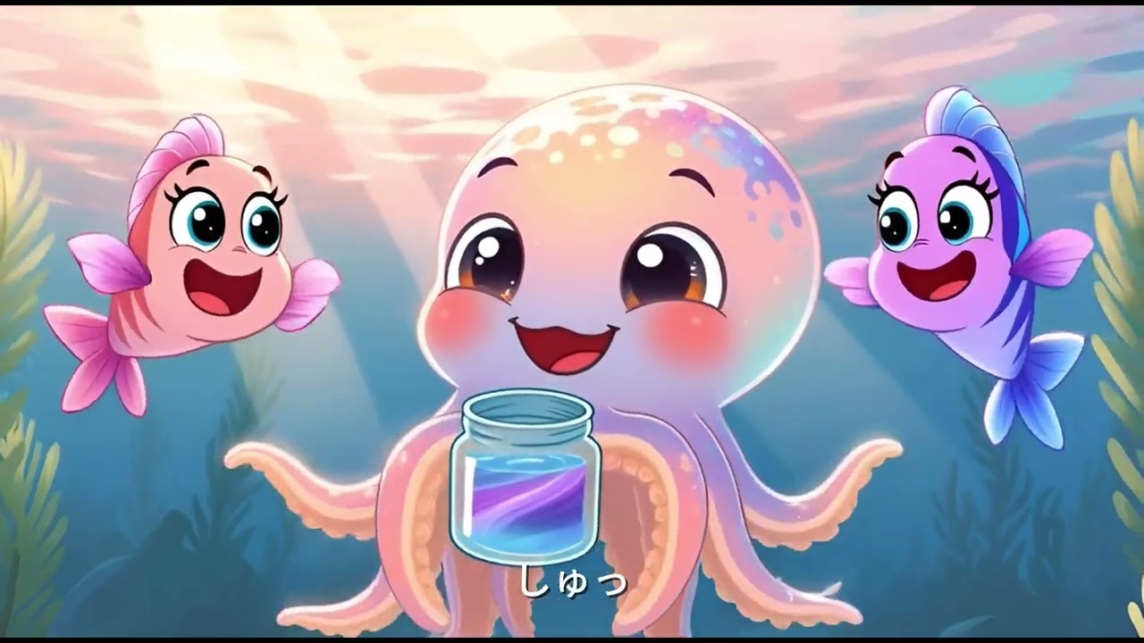 ぷにぷにタコの はっぽん かぞえうた