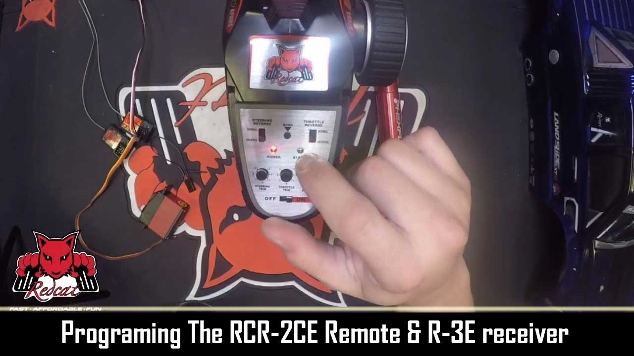 Redcat University - RCR 2CE Programming to Match Old and New Receivers.