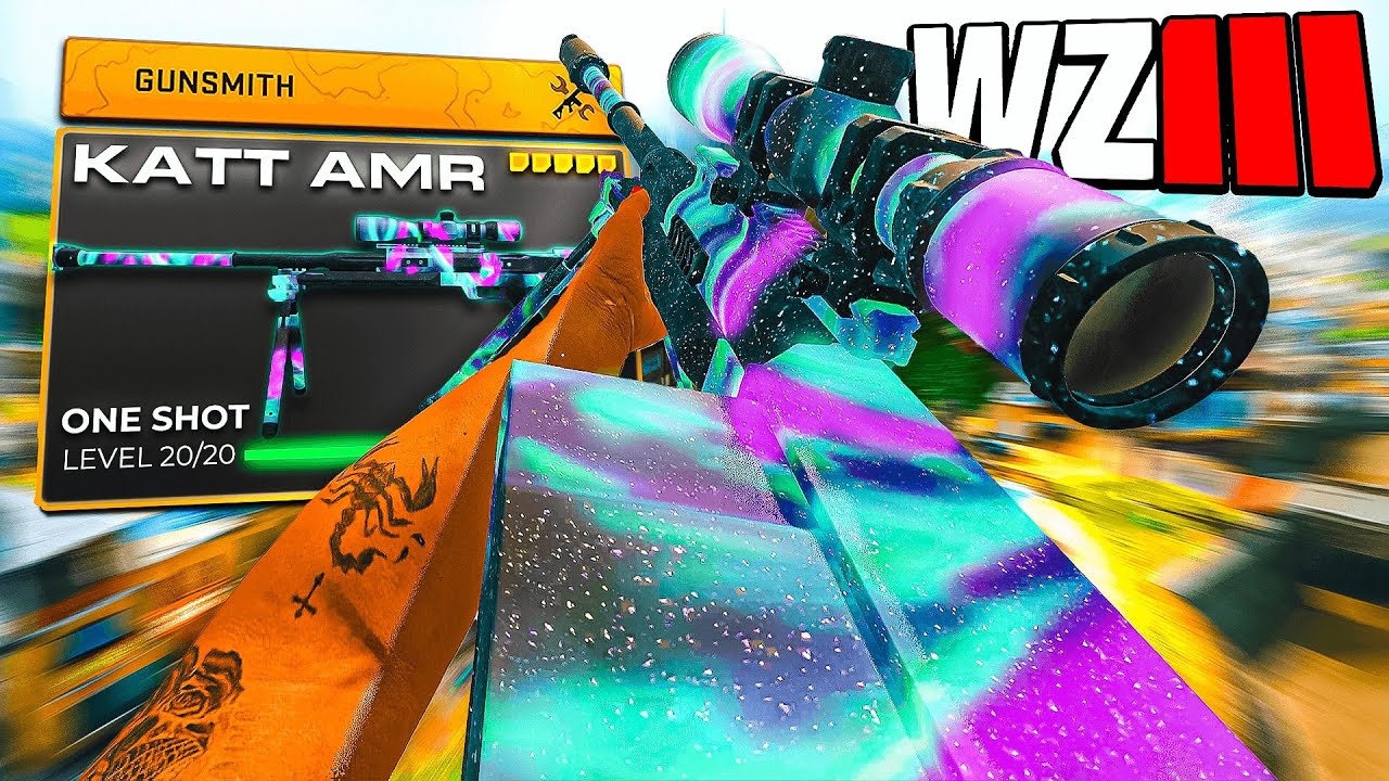 new ONE SHOT KATT-AMR SNIPER CLASS SETUP is AMAZING in WARZONE! (MW3 META)