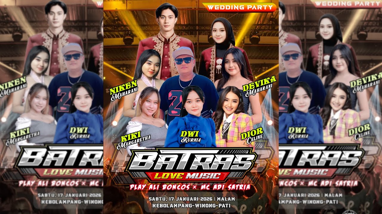 🔴LIVE "BATRAS LOVE MUSIC" :: WEDDING " BAYU & INTAN ":: KEBOLAMPANG - WINONG - PATI :: B_ONE AUDIO
