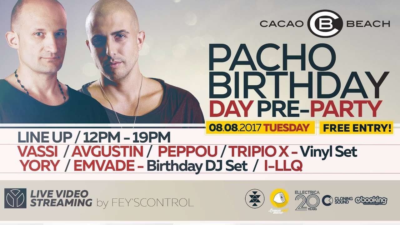 PACHO Birthday Day Pre-Party 2017