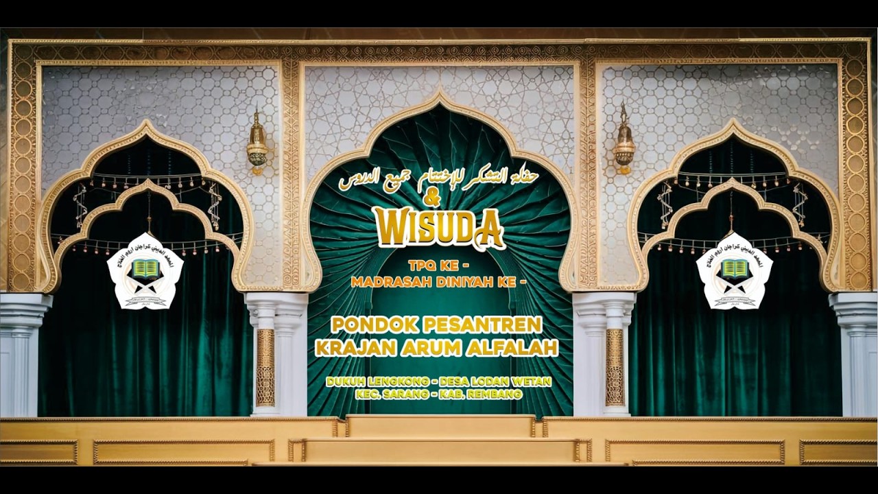 Haflah Akhirussanah dan Wisuda TPQ Ke -VIII Madrasah Diniyah Ke - II PonPes KrajanArum Al Falah