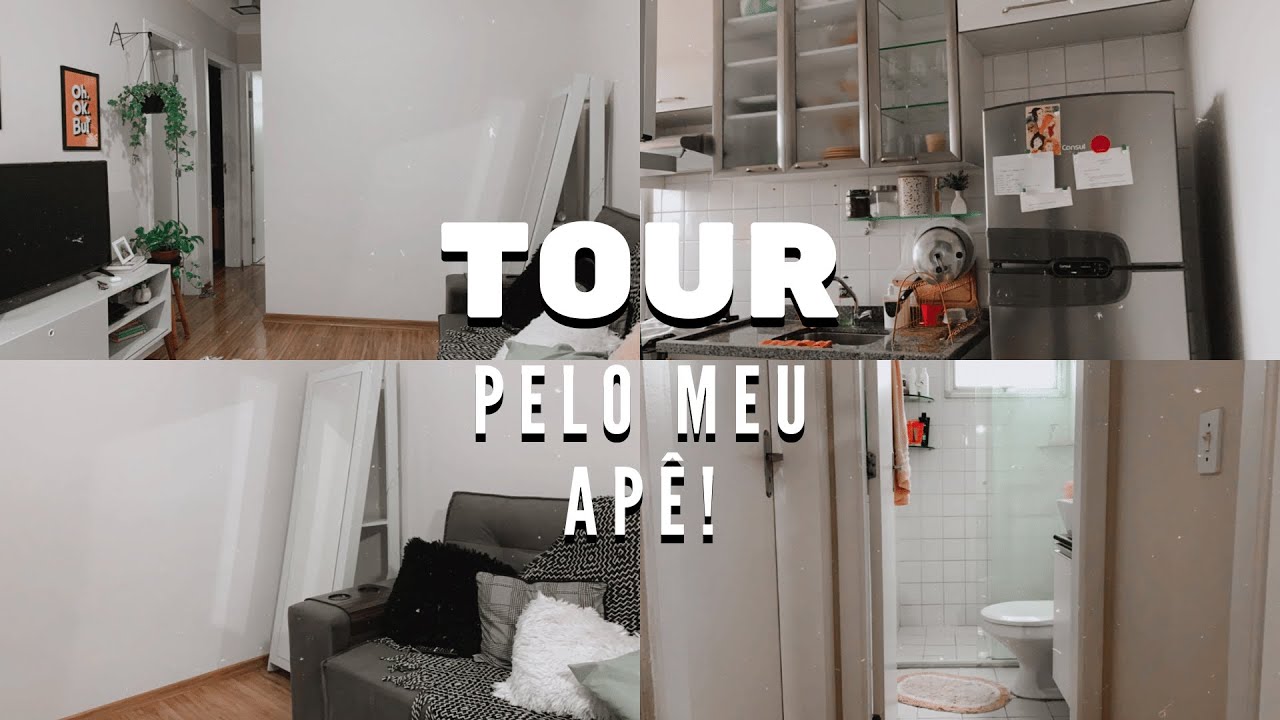 TOUR PELO MEU APARTAMENTO!