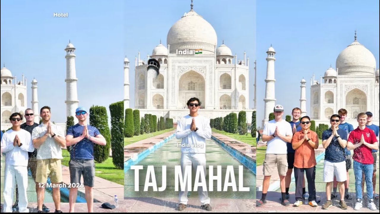 Taj Mahal , One of the beautiful place(Wonder) in the world. 
